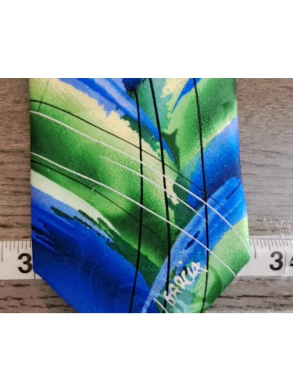 J.Garcia Men's Silk Tie Desert Storm Collector's Edition